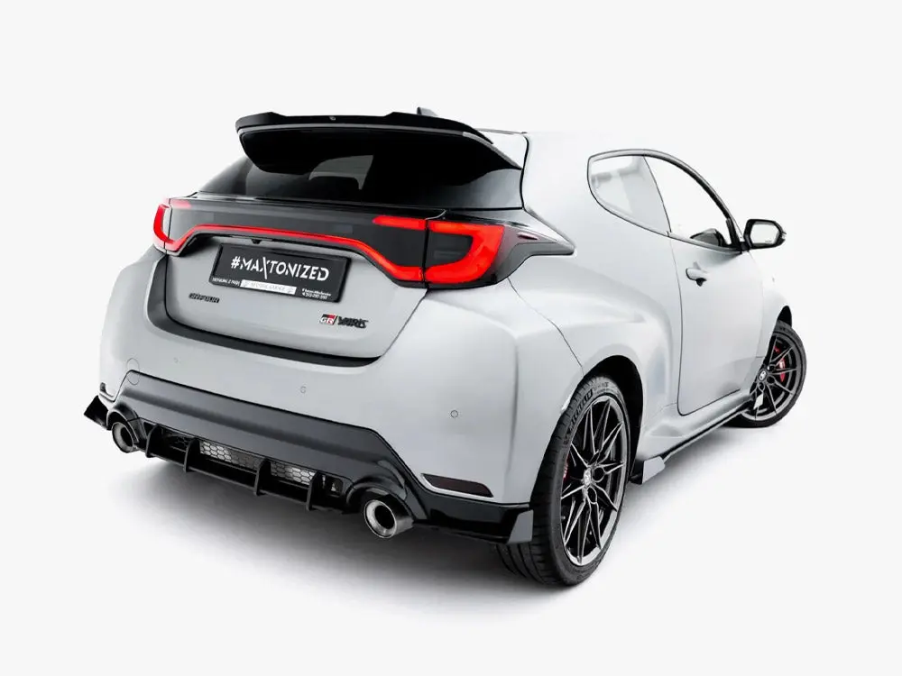 Maxton Design Street Pro Rear Side Splitters + Flaps Toyota Gr Yaris Mk4 Facelift 2