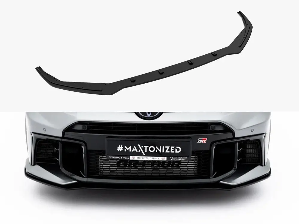 Maxton Design Street Pro Front Splitter Toyota Gr Yaris Mk4 Facelift 1