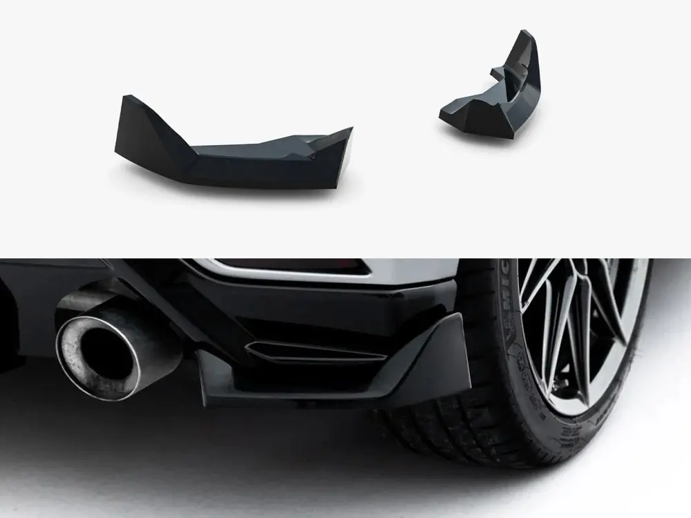 Maxton Design Rear Side Splitters V.4 Toyota Gr Yaris Mk4 Facelift 1