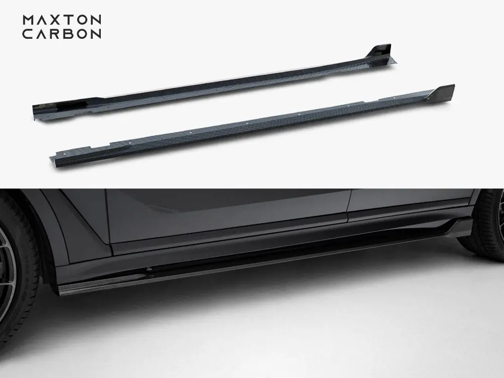Maxton Design Prepreg Carbon Fiber Side Skirts Bmw X7 M-Pack G07 Facelift 1