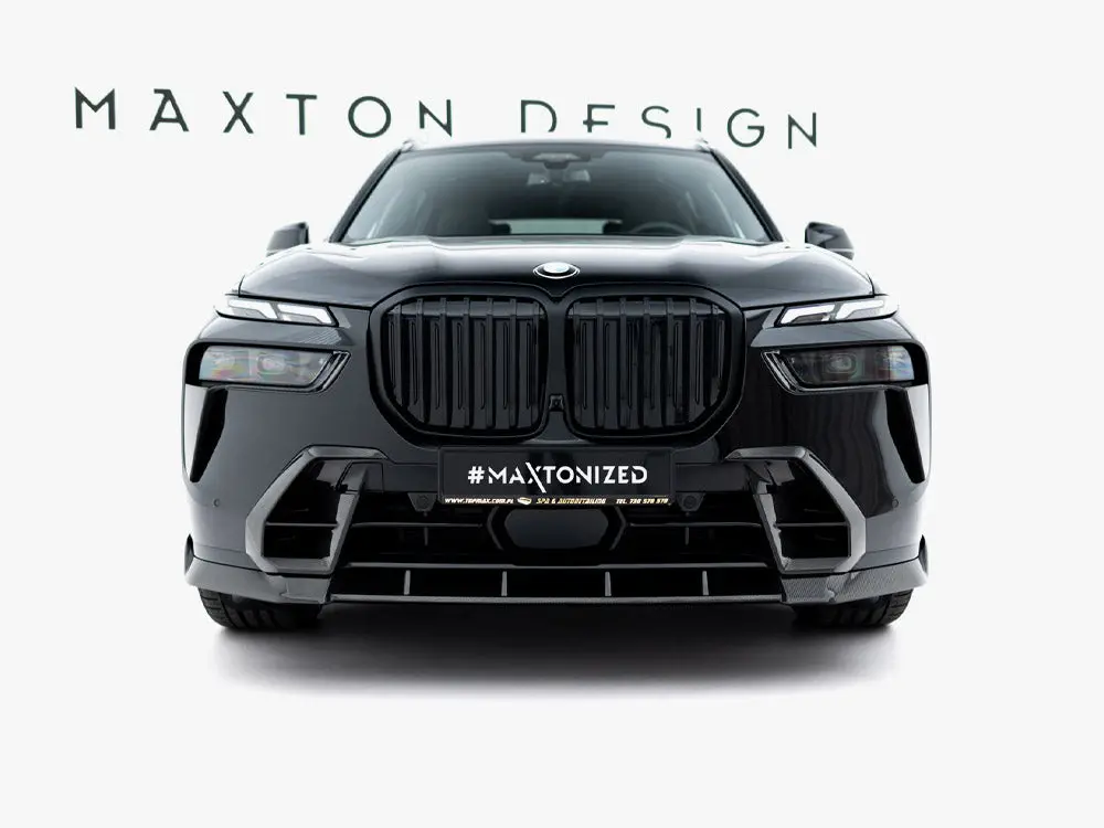 Maxton Design Prepreg Carbon Fiber Front Splitter Bmw X7 M-Pack G07 Facelift 1