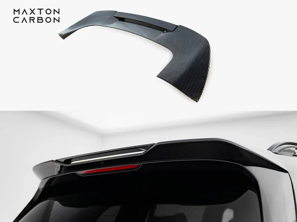 Maxton Design Prepreg Carbon Fiber Tailgate Spoiler (Upper) Bmw X7 M-Pack G07 Facelift 1