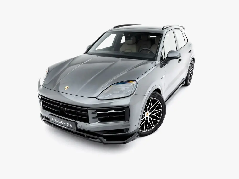 Maxton Design Front Splitter Porsche Cayenne Suv / Coupe Mk3 Facelift 1