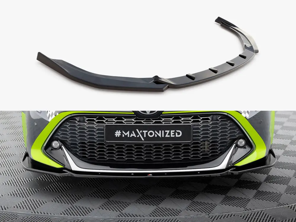 Maxton Design Front Splitter Toyota Corolla Gr Sport Hatchback Xii (2019-) 1