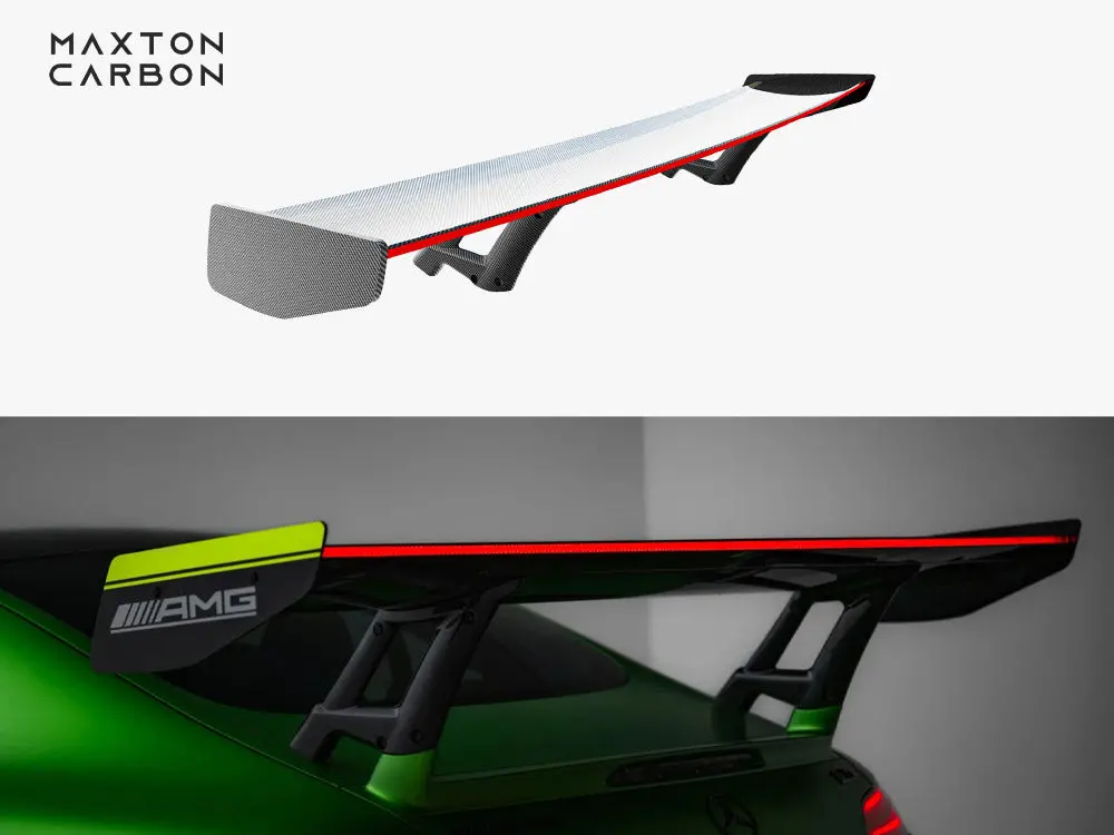 Carbon Spoiler + Led Mercedes-Amg Gtr C190 Facelift 1