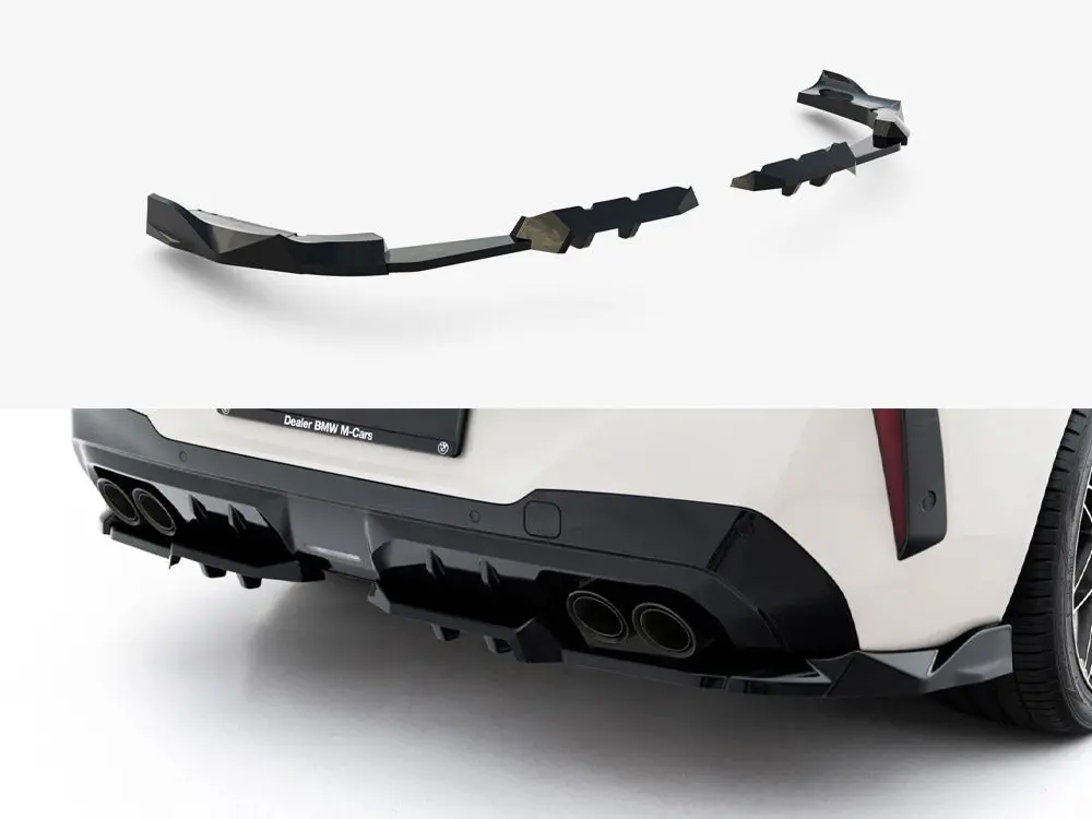 Maxton Design Rear Splitter (Vertical Bars) Bmw X3 M50 G45 1