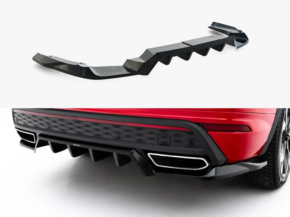 Maxton Design Rear Splitter (Vertical Bars) Skoda Kodiaq Rs Mk2 1