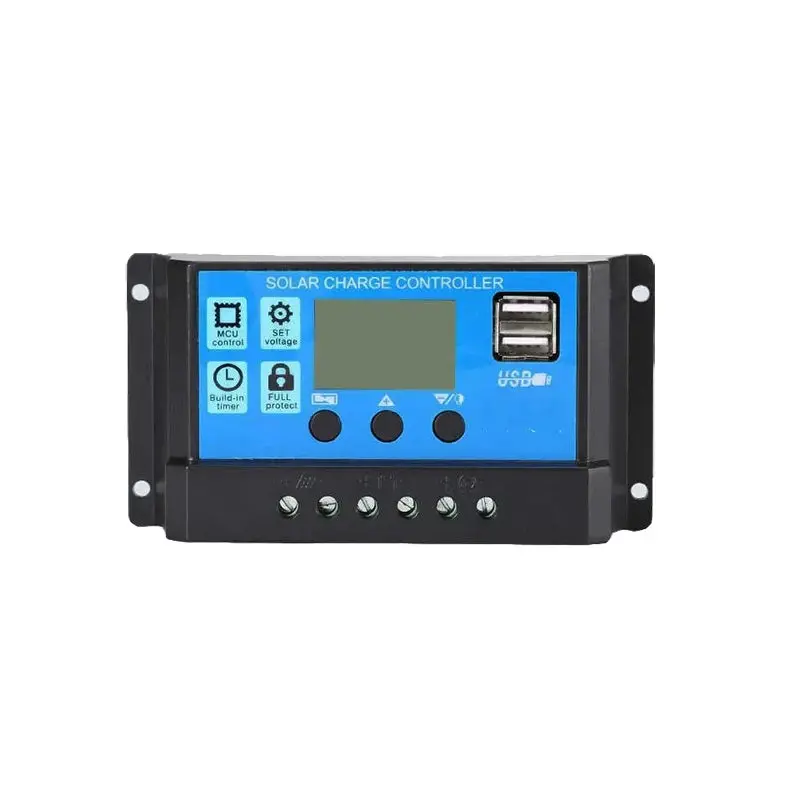 20A Solar Charge Controller With Usb Output Port Intelligent Lcd 1