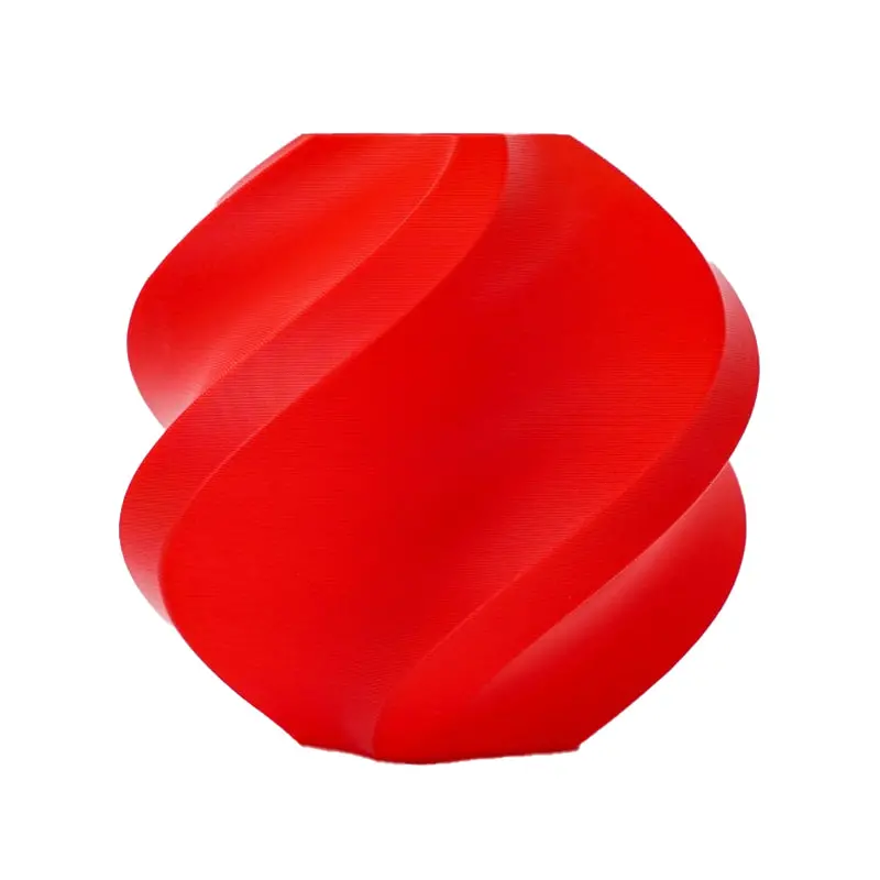 Bambu Lab Pla Basic Filament -Red (1.75Mm With Reusable Spool) 1