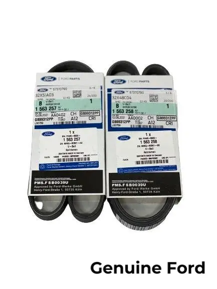 Genuine Ford Mk2 Mk2 Focus St225225 & Rs Aux Auxiliary Belts 1