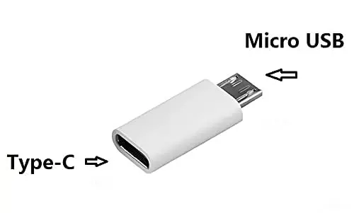 Kps Type C Female To Micro Usb Male Adapter, Converter Usb C To Micro Usb, Charger Connector Works With Smartphones, Tablets, And More Devices With Micro Usb Port (Multi-Colour) 2