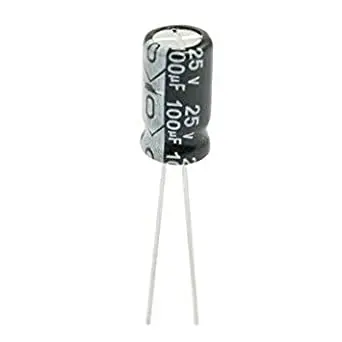 100Uf 25V Electrolytic Capacitor (Pack Of 1) 1