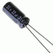 22Uf 35V Electrolytic Capacitor 1