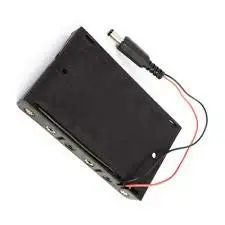 6 X Aa 1.5V Battery Holder With On/Off Switch And Dc Jack 1