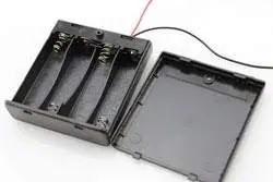 4 X Aa 1.5V Battery Holder With Cover And On/Off Switch 1