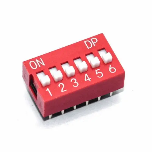 Dip Switch 6 Way Ds-06 (6 Way Slide Switch 2.54Mm Pitch) 1