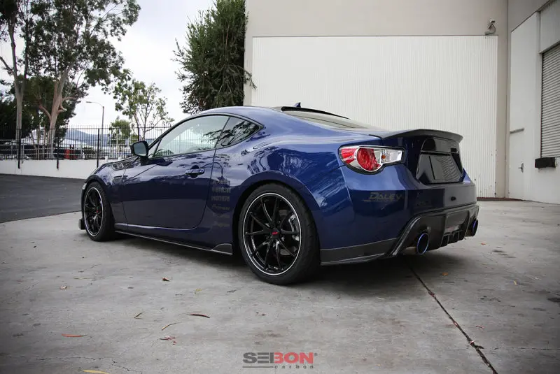 Seibon 12-13 Brz/Frs Ta Style Carbon Fiber Side Skirts (Pair) 1