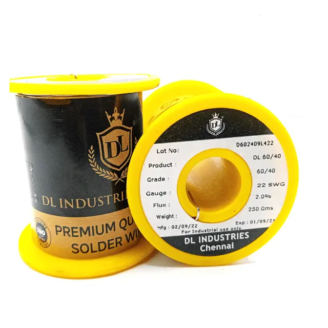 Dl Solder Wire 250G – 22 Gauge 60/40 Grade Rosin Cored Solder Wire 1