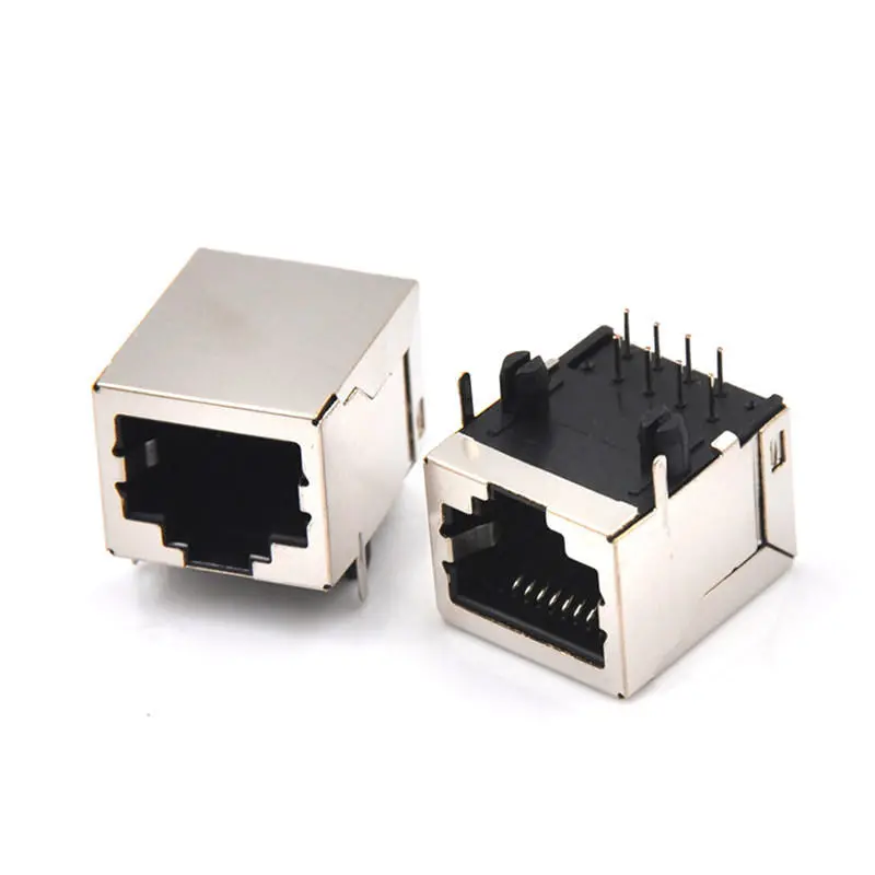 Rj45 (8P-8C) Female Plug – Pcb Mount Ethernet Connector 1