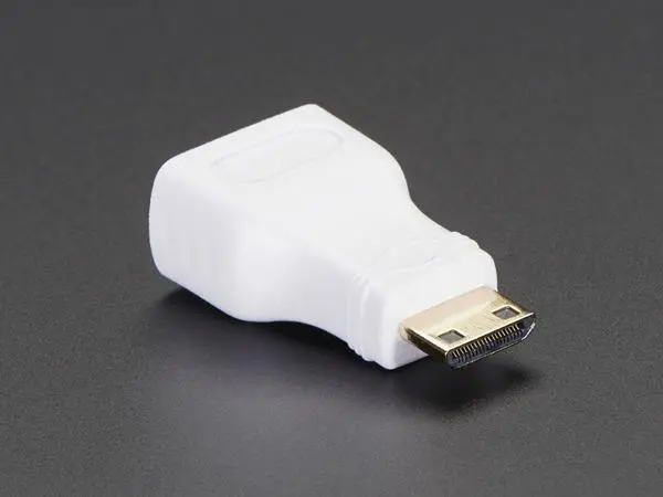 Raspberry Pi Official Mini Hdmi Male To Hdmi Female Adapter 1