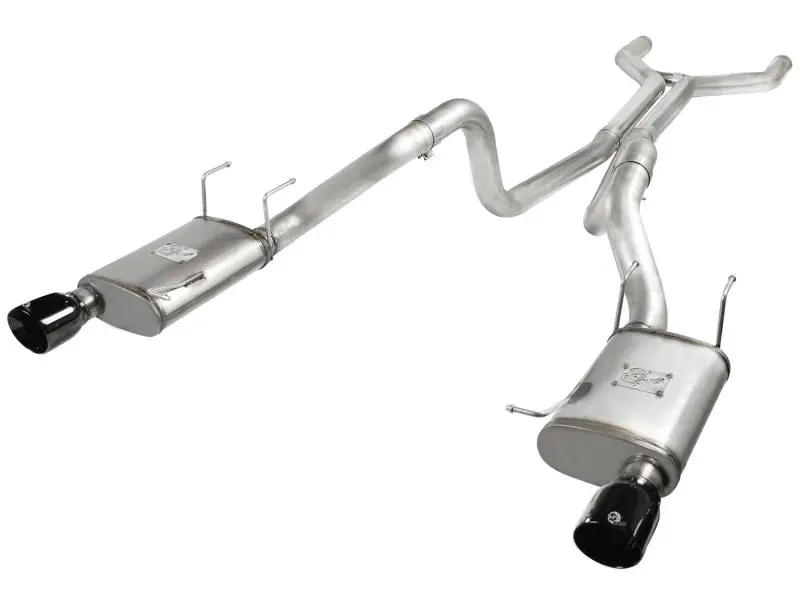 Afe Machforce Xp Cat-Back Exhaust 3In Ss W/ Black Tips 11-14 Ford Mustang Gt V8 5.0L 1