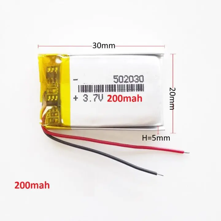 3.7V 200Mah Lipo Rechargeable Battery (Pack Of 1) 1