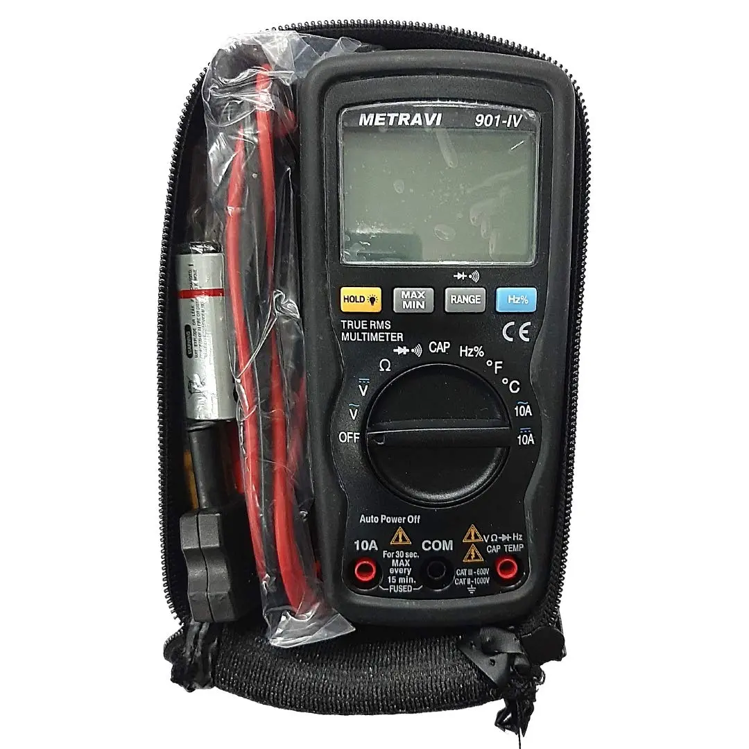 Metravi 901-Iv Trms Compact Digital Multimeter With Analogue Barograph & Double Insulation 2