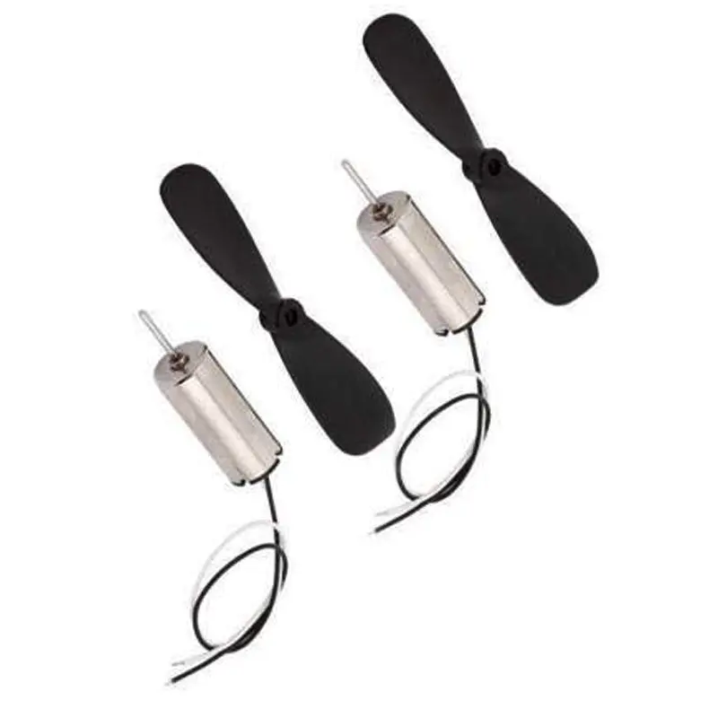 7X20mm 3.7V Micro Coreless Motor With Propeller High-Speed For Mini Drones (Pack Of 2 - Cw And Ccw) 1