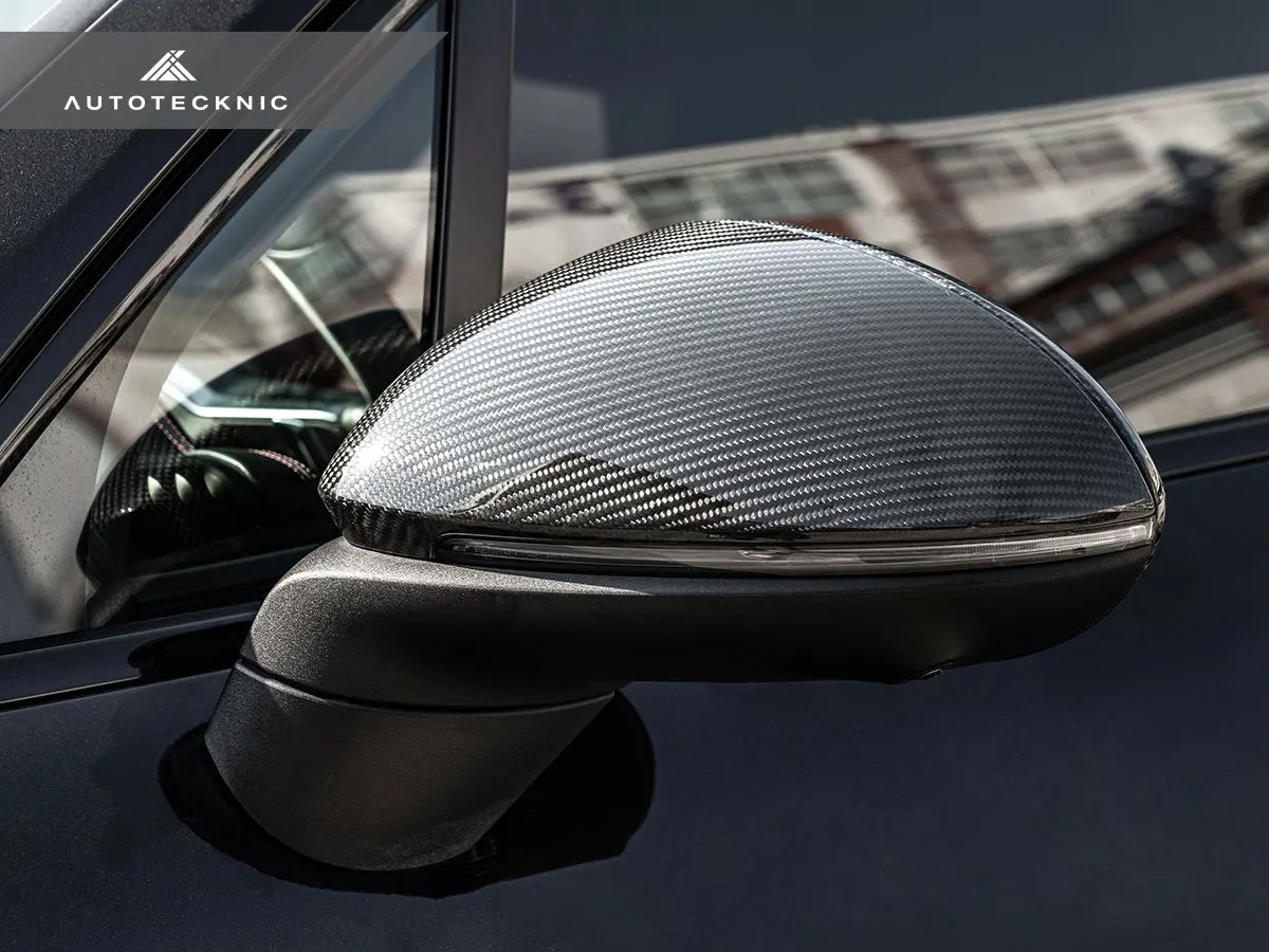 Autotecknic Replacement Dry Carbon Mirror Covers - Porsche 9Y0 Cayenne 2