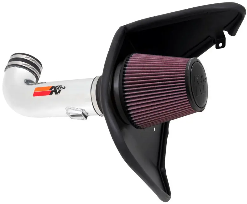 K&N 10 Camaro 6.2L V8 Polished Typhoon Short Ram Intake 2