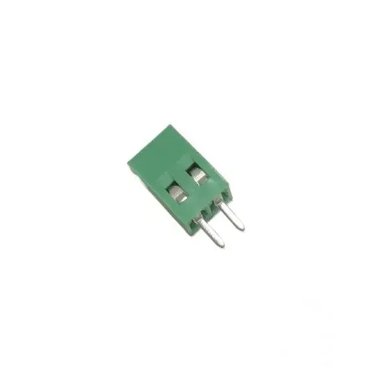 2 Pin 2.54Mm Pitch Pbt Connector Screw Terminal Block Green 1