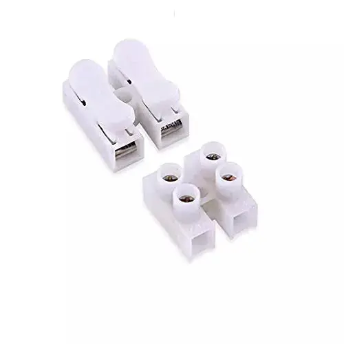 2 Way Push Fit Paddle Connector Terminals | Quick Push Type Lock Electric Wire Connectors For Cable 1