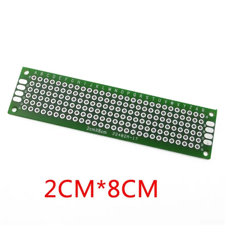 2X8 Cm Single Sided Universal Pcb Prototype Veroboard Green Board 1