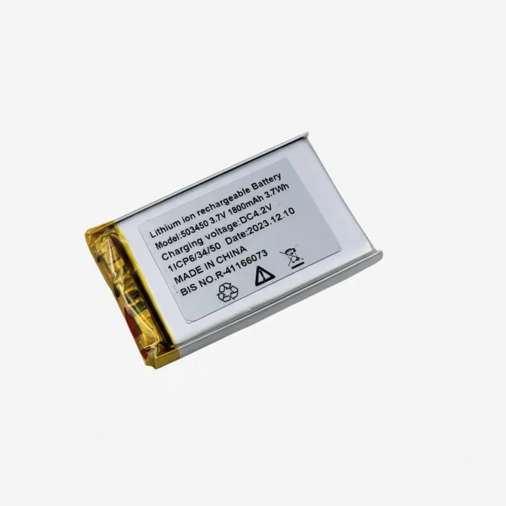 3.7V 1800Mah 3.7Wh Lithium Polymer Rechargeable Battery 523450 2