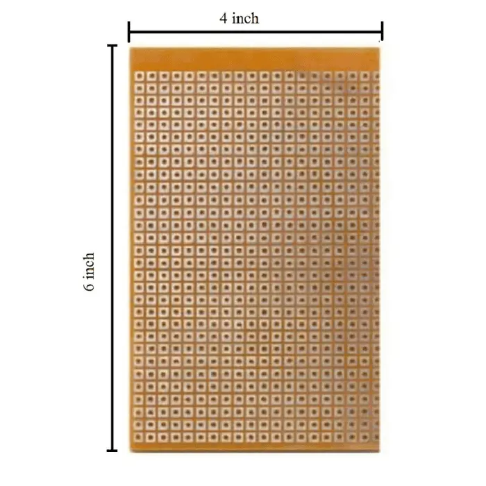 10X15 Cm Single Sided Universal Pcb Prototype Veroboard Or Dotted Pcb 6X4 Inch 1
