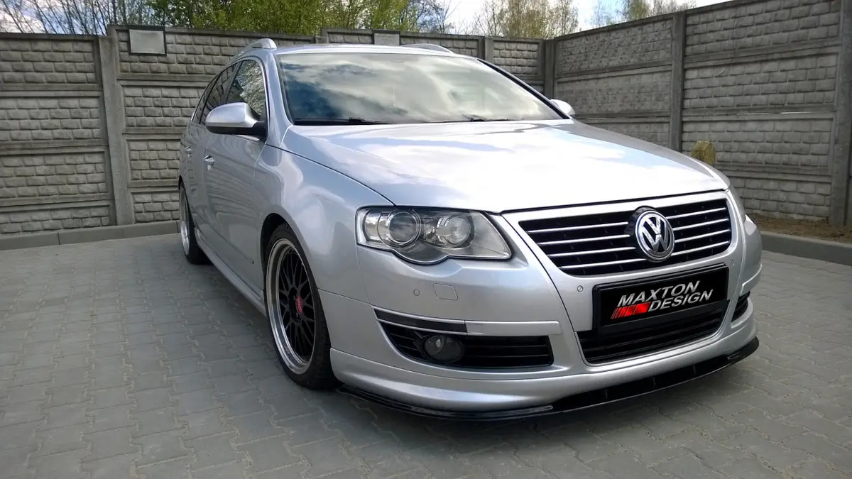 Maxton Design Front Splitter Vw Passat B6 R-Line (2005-2010) 1