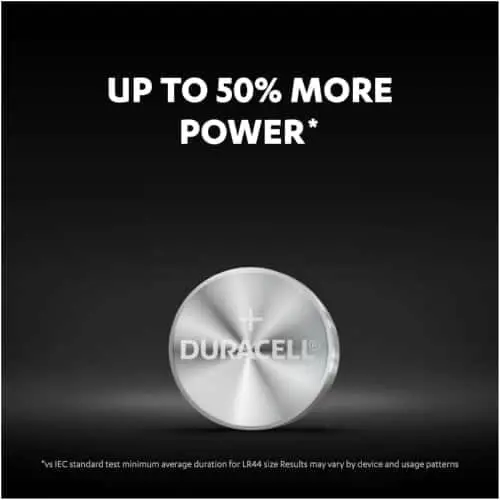 Duracell Lr44 1.5V Alkaline Coin Battery (Pack Of 2) 2