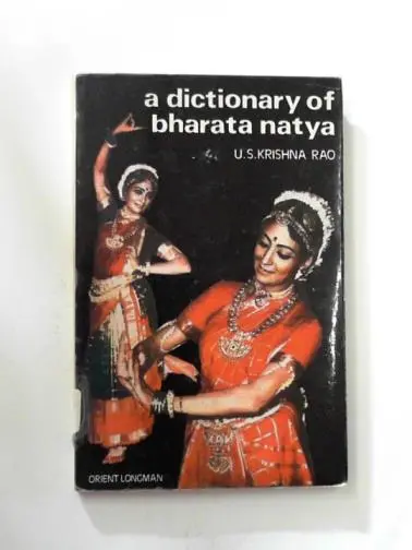 A Dictionary Of Bharata Natya By U.S Krishna Rao(Hardcover) Old Book 1