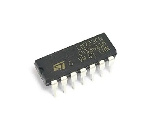 Lm723cn Lm723 Dip-14 Pin Ic Adjustable Voltage Regulator 1