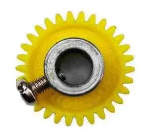 (Thin) 30 Teeth Spur Gear 6Mm Shaft (Yellow) 1