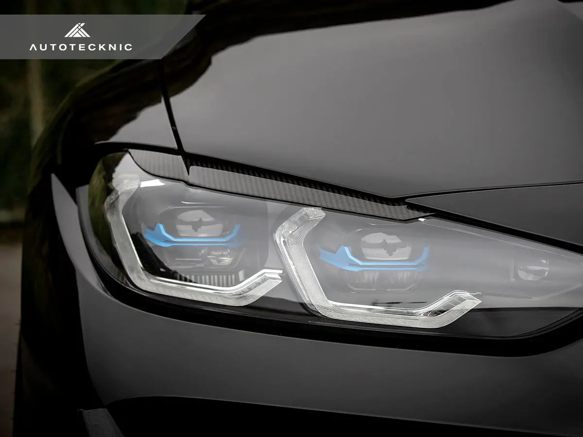 Autotecknic Carbon Fiber Headlight Trim Set - G80 M3 | G82/ G83 M4 1