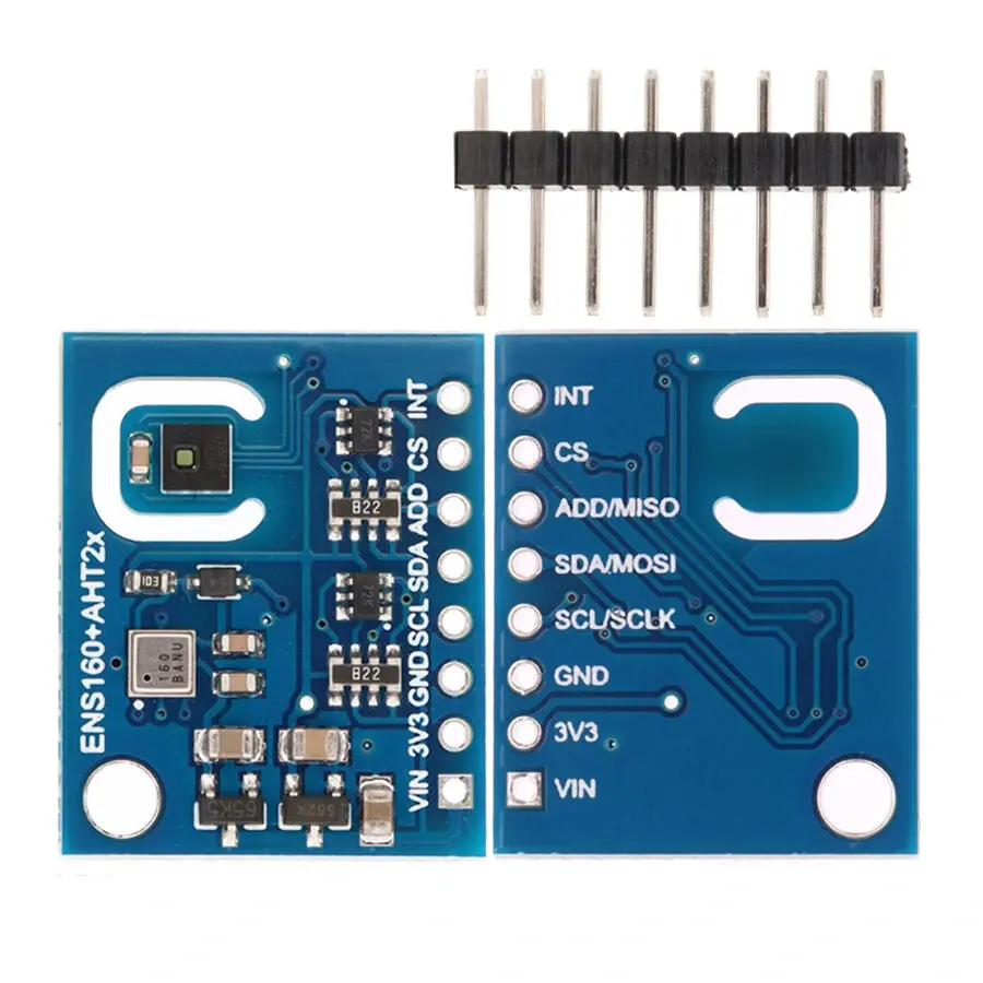 Ens160+Aht21 Carbon Dioxide Co2 Eco2 Tvoc Air Quality Temperature Humidity Sensor Module 1