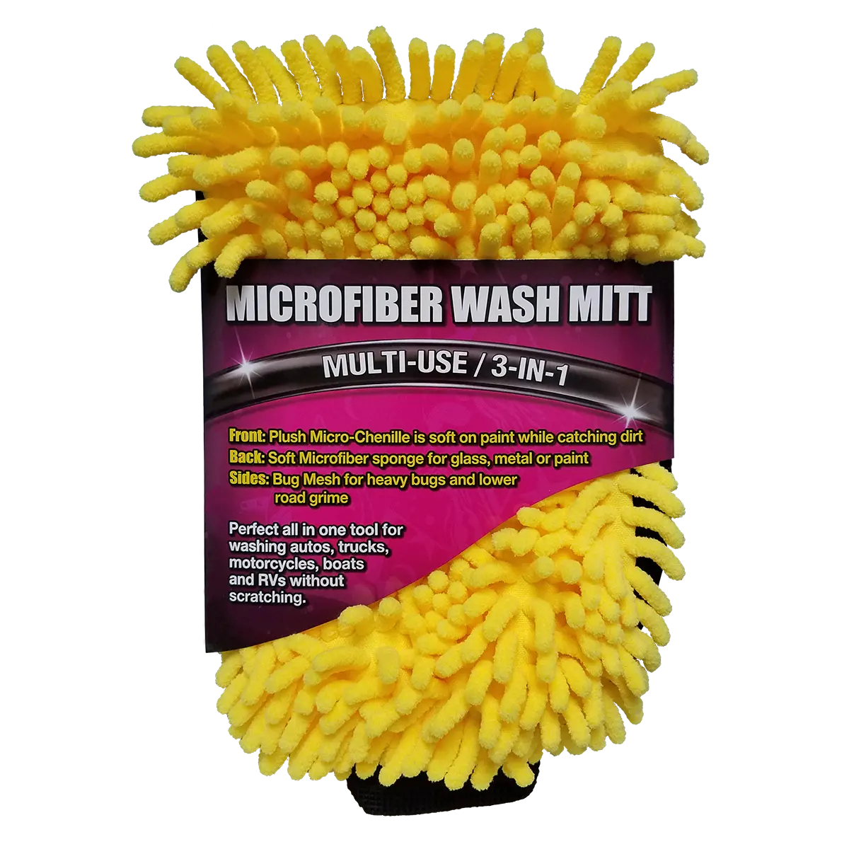 Microfiber Chenille Wash Mitt 1