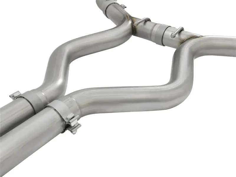 Afe Machforce Xp 3In Aggressive Toned Cat-Back Exhausts W/ Polished Tips 15-17 Ford Mustang V6/V8 2