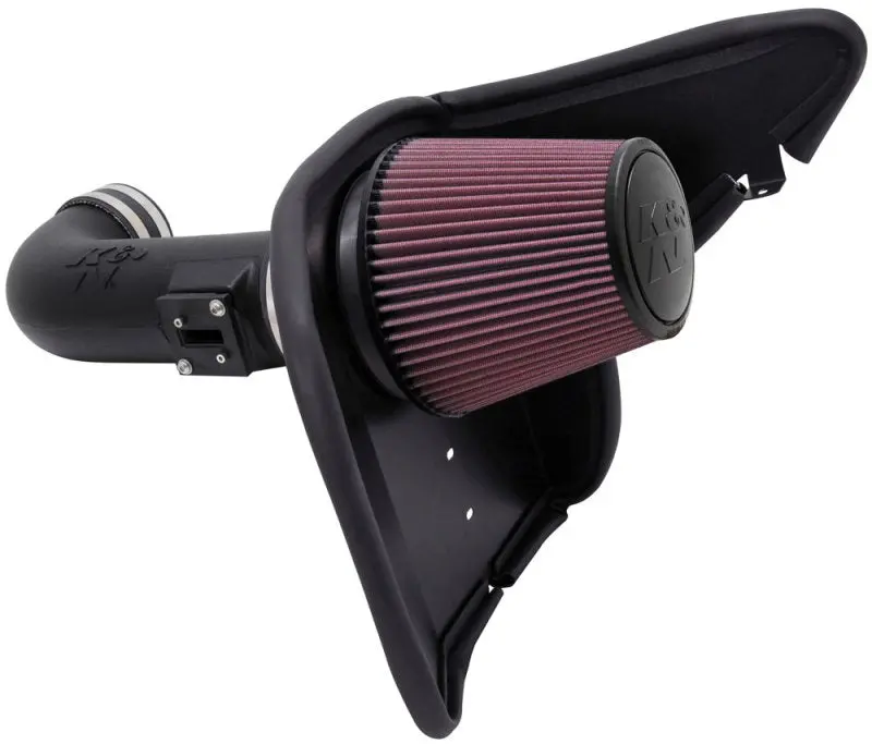 K&N 10 Chevy Camaro 6.2L V8 Aircharger Performance Intake 1