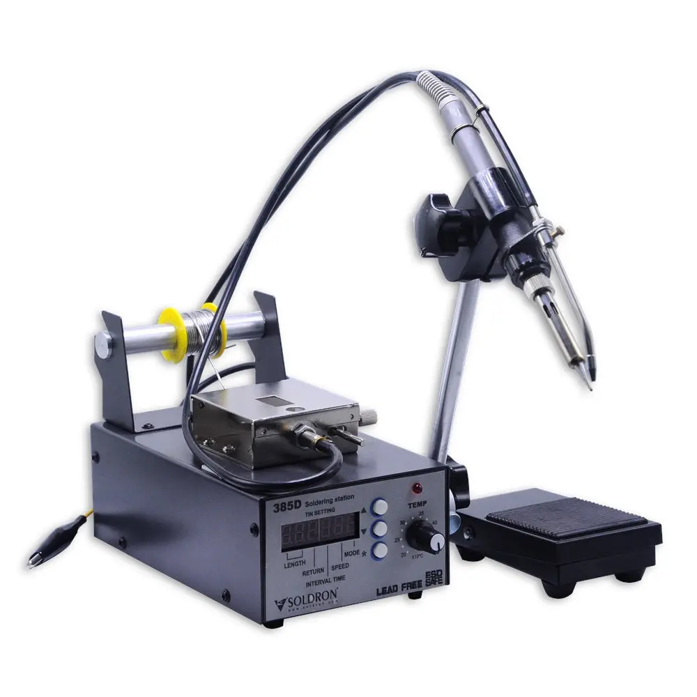 Soldron 385D Solder Auto Feeder 60W Digital Soldering Station 1