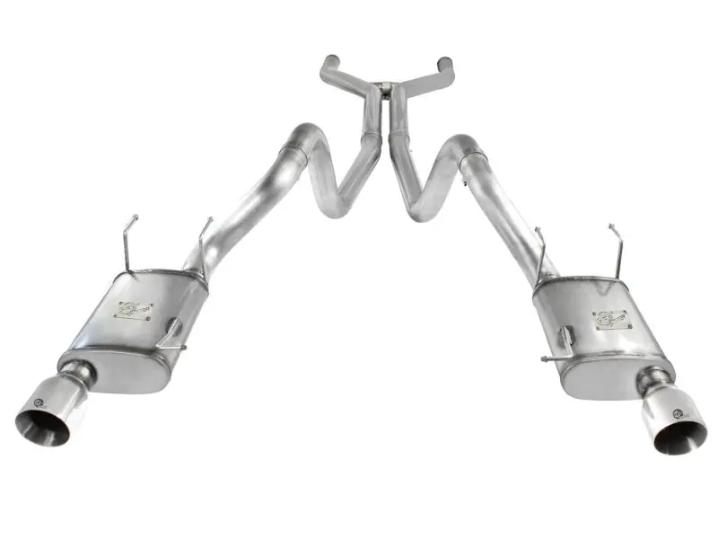 Afe Machforce Xp Cat-Back Exhaust 3In Ss W/ Polished Tips 11-14 Ford Mustang Gt V8 5.0L 1