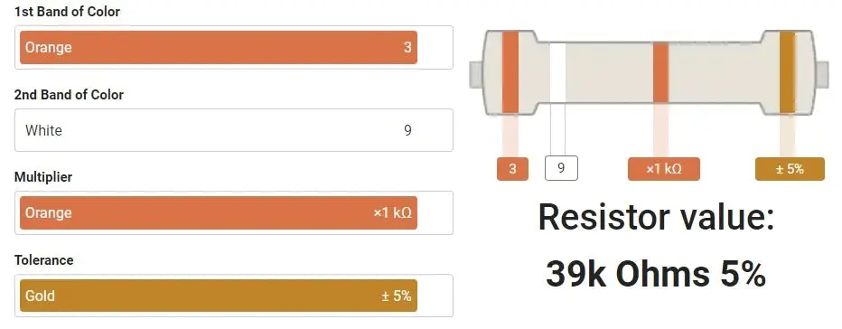 27K Ohm 1/2 Watt ±5% Tolerance Carbon Film Resistor 2