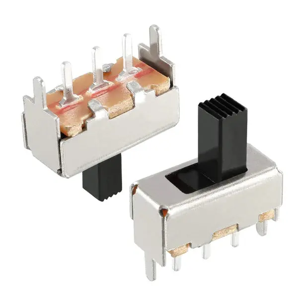 Slide Switch 3 Pin 2 Position Spdt Vertical Slide Switch (1 Pc) 12X4 Mm 1
