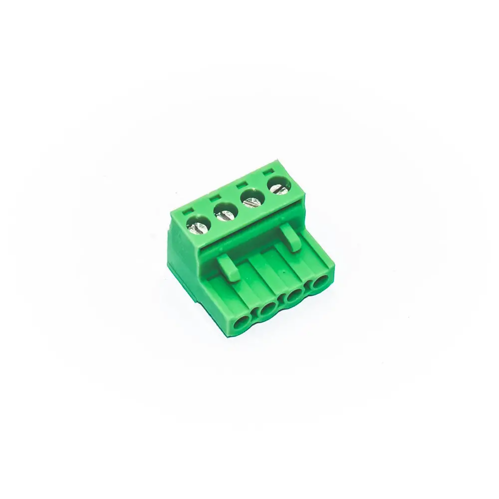 4 Pin Female Plug-In Screw Terminal Block Connector Pbt (1 Pcs) 1